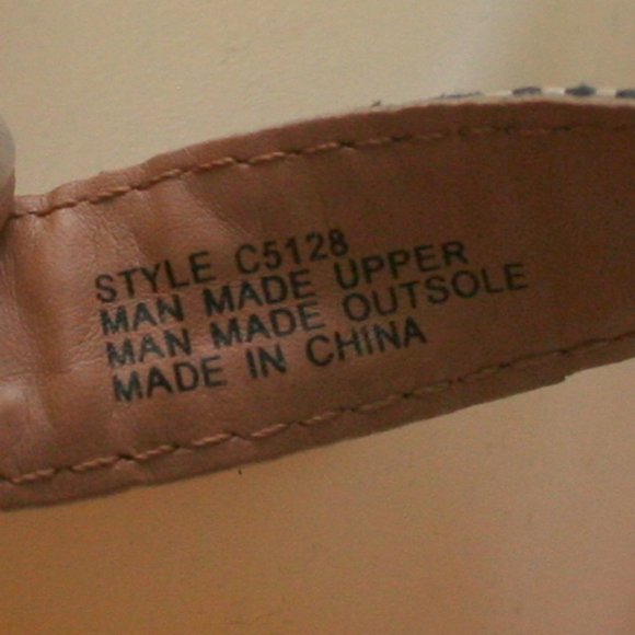 J CREW Size 7.5 C5128 Black & Ivory Low Heeled Ankle Strap Sandals - Picture 5 of 10